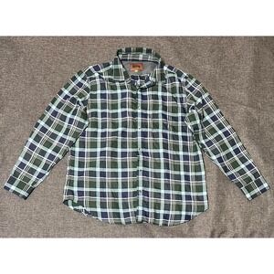 Beta Venturing Men's L Plaid Long Sleeve Shirt